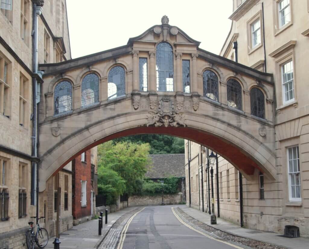 The Bridge Of Sighs In Cambridge